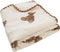 Baby Blanket Double Layer Cotton Muslin Thick Quilt Neutral 40x40Inch Soft Throw Blanket Bear Pattern...