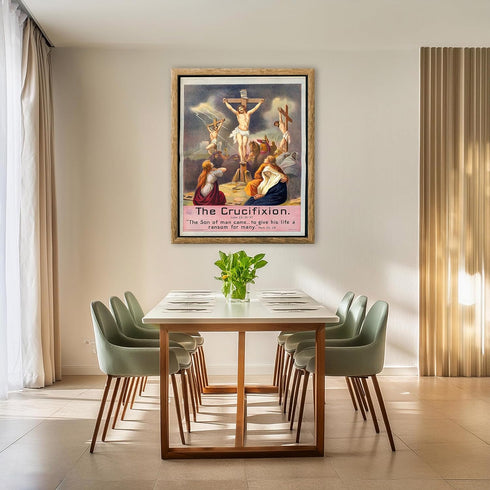 Posterizer 1 pcs-The crucifixion poster-Religious Posters-Gifts for Christians -Decor for Church, Sunday School Classroom- unframed wall art...