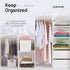 12 Large Plastic Bags With Zipper Top - 3 Gallon Bags 16" x 18", Extra Large Storage Bags for Clothes, Travel, Moving, Large Reusable freezer bags...