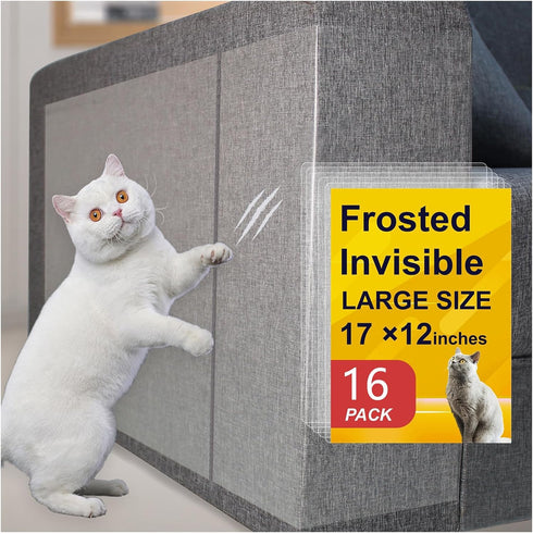 16Pack Furniture Protectors from Cats Couch Corner Protector for Anti Cats Scratch Protectors Deterrent for Furniture Tape XL...