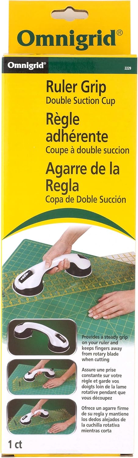 Omnigrid 2229 Ruler Grip Double Suction Cup...
