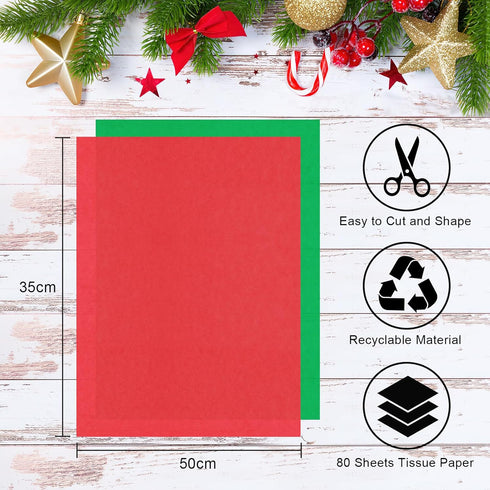 AORZIT 140 Sheets Red Tissue Paper Bulk for Gift Bag 20" x 14" Red Wrapping Tissue Paper Bulk for Gift Packaging Storage Moving Supplies Weddings ...