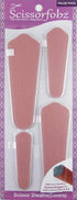 Scissors sheaths by SCISSORFOBZ with ScissorGripper -VALUE PACK-4 sizes- Designer Scissor Covers Holders for embroidery sewing quilting - Quilters...