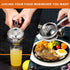 TEZZ Upgrated Extra Large Lemon Squeezer, Heavy Duty Handhelp Orange Juicer with 3.47'' extra big Filter Bowl, Stainless Steel Hand Press Citrus J...