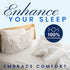 BRODER MFG. INC. - Full Size Mattress Protector, Soft and Smooth Mattress Cover, Waterprood White Fabric Bed Cover with Zipper, Machine-Washable M...
