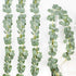 DearHouse 4Pack Artificial Eucalyptus Garland Faux Silk Eucalyptus Leaves Vines Handmade Garland Greenery Wedding Backdrop Arch Wall Decor …...