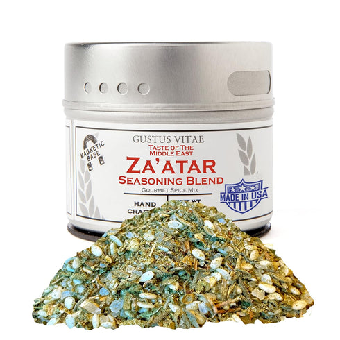Za'atar/Zaatar/Zatar/Zahtar- Gourmet Spice - All Natural Mix - Non GMO - Handcrafted - Small Batch - Artisanal Seasoning - Gustus Vitae - #075...