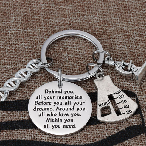 Chemistry Keychain Gifts for Biology Keychain Teens Physics Teachers Scientist Students Graduation Chemistry Keychain...