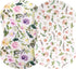 Pobibaby - 2 Pack Premium Bassinet Sheets for Standard Bassinets - Ultra-Soft Premium Knit, Stylish Floral Pattern, Safe and Snug for Baby (Allure...