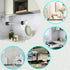 Paper Towel Holder Under Cabinet Mount Self Adhesive Kitchen Countertop Wall Mount Paper Towel Holders Rack with Damping brushed nickel Stainless ...