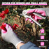 HAUSHOF 6 Pairs Garden Gloves for Women, Nitrile Coated Working Gloves, for Gardening, Restoration Work, Medium, Pink & Green, M...