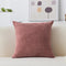 Home Brilliant Pink Pillow Cover 18x18 Striped Velvet Corduroy Decorative Pink Throw Pillows for Couch Bedroom Girls Room, (45x45 cm, 18inch), Dry...