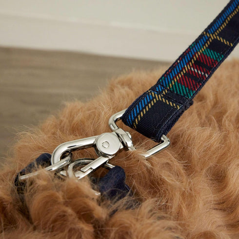 Vera Bradley Women's Recycled Lighten Up Water-repellent Pet Leash, Ribbons Plaid, Large...