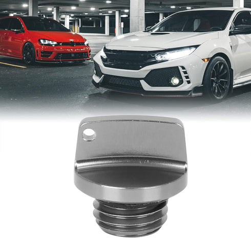 X AUTOHAUX M20 x 2.5 Universal Motorcycle Engine Oil Filler Cap Screw Cover Plug Gray with O-ring...