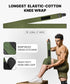 DMoose Fitness Knee Wraps for Weightlifting (Pair) – 78” Gym Brace Straps for Joint Stability & Pain Relief - Perfect for Squats & Working Out - U...