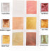 Csy Art Supplies Handmade Watercolors Paint Set - 6 Metallic Gold Colors Half Pans Glitter Solid Water Color- Metal Case Sparkle Pearlescent Water...
