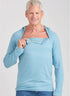 Simplicity Unisex Dual Port Access Chemo Top and Hoodie Sewing Pattern Kit, Code S9723, Sizes XS-S-M-L-XL, Multicolor...