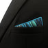 S&W SHLAX&WING Ripple Blue Multicolored Silk Green Silk Pocket Square...