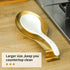 BETTWILLGold Spoon Rest for Kitchen Counter, Stainless Steel Spoon Holder for Stove Top, Spatula Ladle Spoon Utensils Holder, Gold Kitchen Accesso...