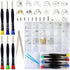 Eyeglass Repair Kit with 220PCS Nose Pads, 6PCS Precision Screwdriver Set, 100 Screws & Tweezers - Professional Glasses Repair Tools for Eyeglasse...