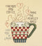 Janlynn Cross Stitch Kit, 5-Inch by 6-Inch, Friends and Coffee White...