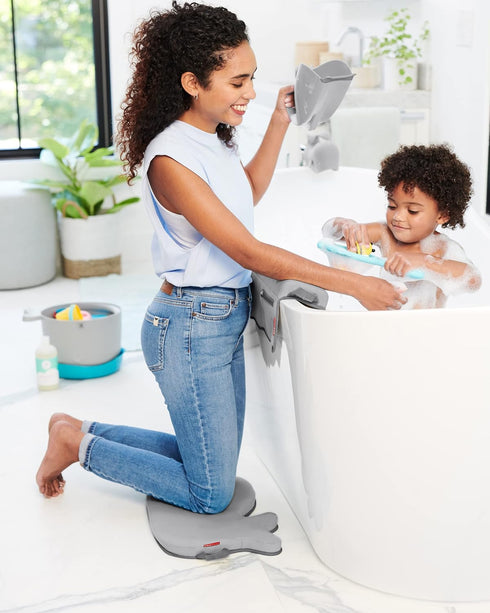 Skip Hop Baby Bath Rinse Cup, Moby Tear-free Waterfall Rinser, Grey...