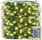 Outdoor Indoor String Lights Christmas 300LED Warm White Fairy Lights 99ft Green Wire Dimmable with Remote Control, Waterproof Fairy Light for DIY...