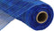 Multi Stripe Deco Poly Mesh Ribbon - 10 inch x 30 feet (Navy, Royal, Turquoise)...