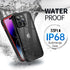 BEASTEK iPhone 14 Pro Max Waterproof Case, FSN Series - Underwater Shockproof Dustproof, Built-in Screen Protector, Clear Back Cover, 6.7'' - Red...