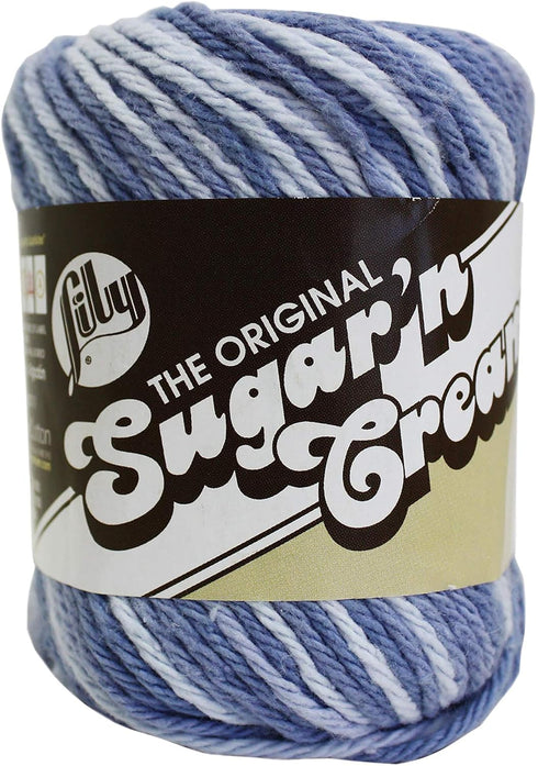 Lily Sugar 'N Cream Yarn, 2 Ounce, Faded Denim......