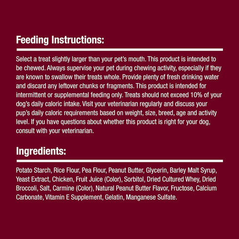 SmartBones Bake Shop Donuts with Peanut Butter, Treat Your Dog to Rawhide-Free Chews, 4 Count...