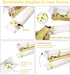 Gold Acrylic Stapler, Desktop Stapler, 25 Sheet Capacity, includes 1000 Staples and Staple Remover...
