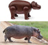 Hippo Toy Safari Animal Figure, Plastic Safari Animal Figurines, Zoo Animal Playset, Large Realistic Zoo Animal Toys for Toddlers, Hippo Action Fi...