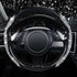 CAR PASS Bling Diamond Segmented Steering Wheel Cover with Crystal Rhinestones, 2PCS Wheel Protector Non-Slip Cute Car Accessories Universal Fit D...