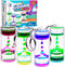 YoYa Toys Liquimo To Go Toys for Kids - Set of 4 Liquid Motion Bubbler Keychains - Liquid Timer for Play, Calming Toy for Kids, Fidget Keychain, S...