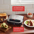 Elite Gourmet ESM2207SS# Stainless Steel Sandwich Panini Maker Grilled Cheese Machine Tuna Melt Omelets Non-stick Cooking Surface, 2 Slice, 750 Wa...