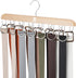 ZEDODIER Belt Hanger Wooden Belt Rack, Max 42 Storage Capacity, Hanging Holder Space Saving Closet Organizers and Storage for Ties, Tank Tops, Sca...