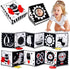 Black and White Baby Toys - High Contrast Baby Toys for Newborn Infant Montessori Sensory Toys 0-3 Months developmental toys Tummy Time Toys 6 7 8...