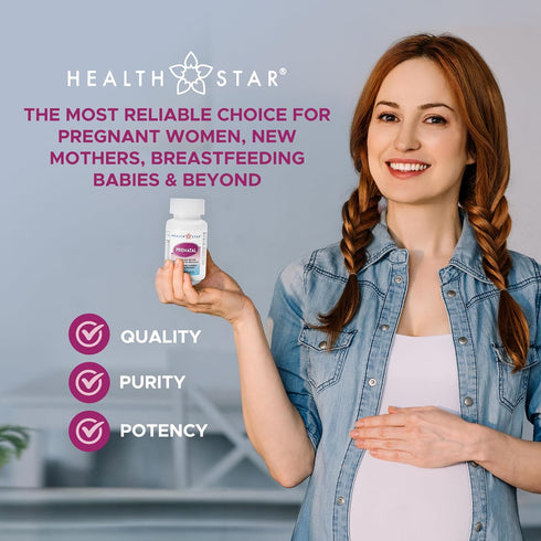 Prenatal Vitamins for Women Before, During & After Pregnancy Prenatal-Postnatal Multivitamins with Folic Acid & Minerals for Pregnancy Support| Da...