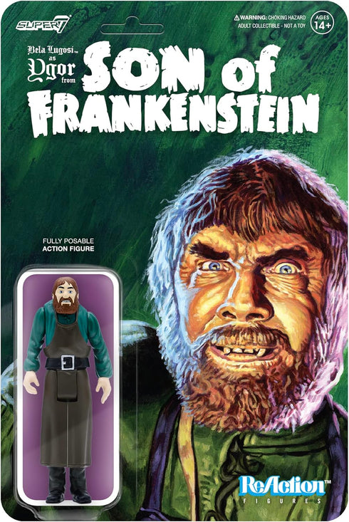 Super7 Universal Monsters Son of Frankenstein Ygor - 3.75" Universal Monster Movies Action Figure Classic Movie Collectibles and Retro Toys...