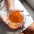 Pinky Up Kendall Heart Shaped Glass Tea Cups with Handle, Double Walled Coffee Mugs, Drinking Glasses for Hot Chocolate Milk, Latte, Eggnog, Cockt...
