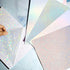 36 Sheets Self-Adhesive Paper Holographic Transparent Paper A4 Waterproof Self-Adhesive Transparent Film 11.7 x 8.3 Inches (Gem, Point, Colorful, ...