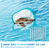 Pool Skimmer - Pool Skimmer Net with 8 Aluminum Pole Sections 80'', Skimmer Net with Fine Mesh Net for Cleaning Leaf of Swimming Pools...