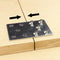 Clamping Mending Plate | 4" x 3" | Straight Steel Bracket Brace Repair Tabletop, Panel Connector | Galvanized Wood Table Top, Connecting | Clamp F...