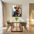 Posterizer 1 pcs-funny cute highland cow reading on toilet 3-Bathroom Restroom Art-Art for Animal Lovers-Decor for Home & Office- unframed wall ar...