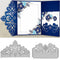 Adies 2pcs Lace Flower Metal Die Cuts ,Wedding Greeting Crad Frame Border Cutting Dies Cut Template Stencils for DIY Scrapbooking Album Decorative...