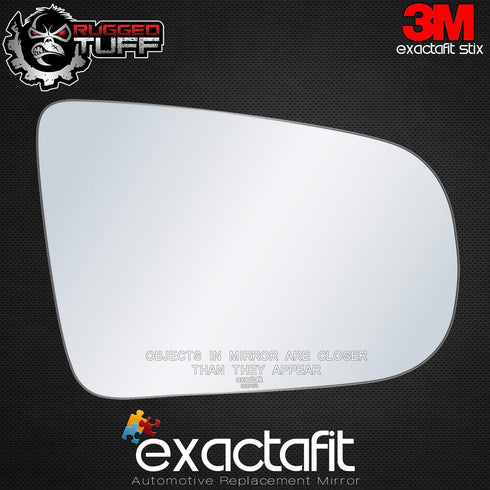 exactafit 8164R Passenger Side Mirror Glass Replacement Repair Compatible With 2001 2002 2003 2004 2005 Pontiac Aztek...