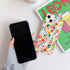 J.west iPhone 13 Case 6.1, Soft Shockproof Cute Floral Phone Protective Cover for Women, Garden Flower Pattern Design Slim Fit Anti-Scratch Phone ...