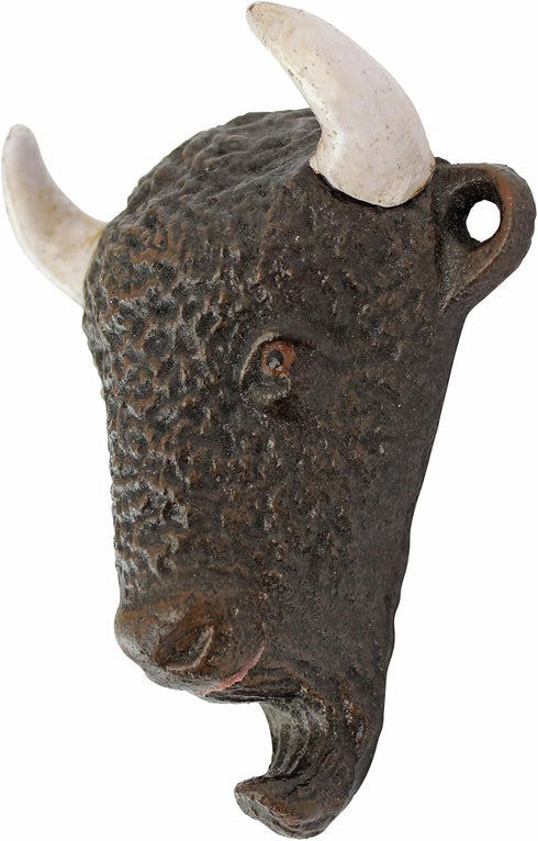 Design Toscano The Great Plains Buffalo Cast Iron Bottle Opener: Set of Two...