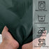 Hunter Green Sheer Curtains 63 Inch Length 2 Panels, Rod Pocket Solid Color Window Sheer Curtain Panels, Elegant Curtains & Drapes for Living Room...